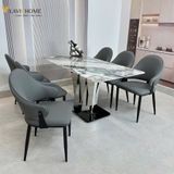  Bộ Bàn Ăn 6 Ghế HAK83 Kèm Ghế Gina HAG47 