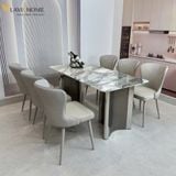  Bộ Bàn Ăn 6 Ghế HAK22 Kèm Ghế Xavia HAG8 