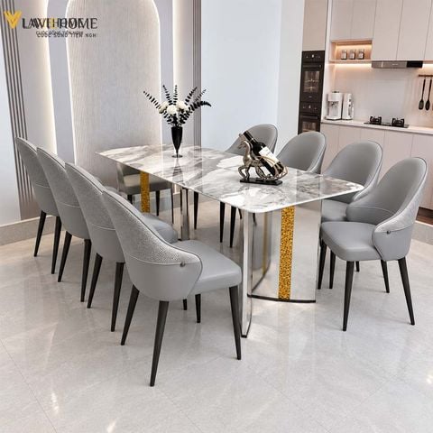  Bộ Bàn Ăn 8 Ghế HAK71 + Ghế Rex HAG16 