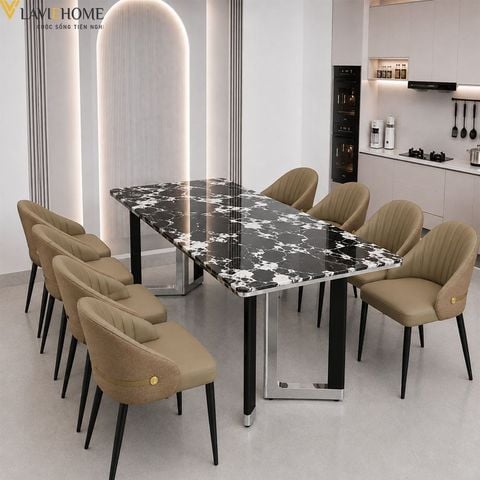  Bộ Bàn Ăn 8 Ghế HAK82 + Ghế Lisa HAG24 