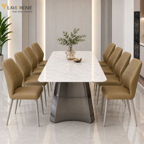  Bộ Bàn Ăn 8 Ghế HAK92 + Ghế Veryti HAG50 