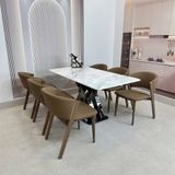  Bộ Bàn Ăn Mặt Đá HAK21 + Ghế Ariston HAG55 