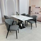  Bộ Bàn Ăn Mặt Đá HAK21 + Ghế Lapoli HAG12 