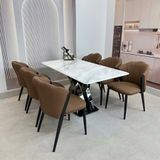  Bộ Bàn Ăn Mặt Đá HAK21 + Ghế Lapoli HAG12 