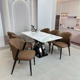  Bộ Bàn Ăn Mặt Đá HAK21 + Ghế Lapoli HAG12 