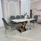  Bộ Bàn Ăn 6 Ghế HAK7 Kèm Ghế Iris HAG51 