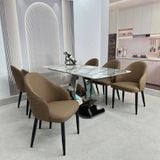  Bộ Bàn Ăn Mặt Đá HAK79 + Ghế Selila HAG52 