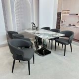  Bộ Bàn Ăn Mặt Đá Cao Cấp HAK79 + Ghế HAG54 