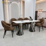  Bộ Bàn Ăn 6 Ghế HAK94 Kèm Ghế Zentino HAG68 