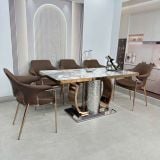  Bộ Bàn Ăn 6 Ghế HAK96 Kèm Ghế Luxero HAG72 