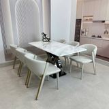  Bộ Bàn Ăn Mặt Đá HAK21 + Ghế Ariston HAG55 