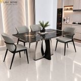  Bộ Bàn Ăn Mặt Đá 4 Ghế HAK90 + Ghế Mutali HAG33 