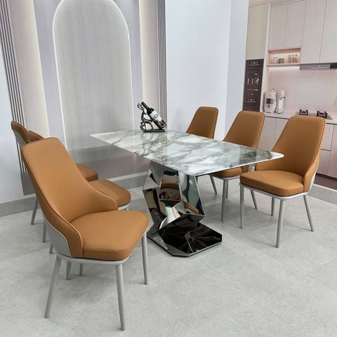  Bàn Ăn Mặt Đá Cao Cấp HAK79 