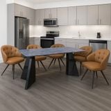  Bộ Bàn Ăn Mặt Đá Cao Cấp Carol + VS302 