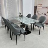  Bộ Bàn Ăn Mặt Đá Cao Cấp HAK79 + Ghế HAG47 
