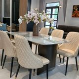  Bộ Bàn Ăn Mặt Đá Maya ACC22 + Ghế DPA67 