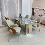  Ghế Ăn Bọc Da Alix HAG15 