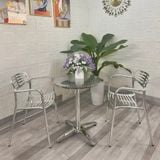  Bộ Bàn Hợp Kim Nhôm DPBV28A + Ghế DPAV14 