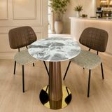  Bộ Bàn Cafe Mạ Pha Lê VSCF500 Kèm Ghế VSGA06 
