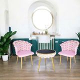  Ghế Ăn Bọc Nhung Phối Hai Màu VSW03 