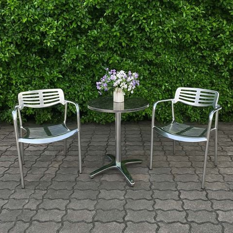  Bộ Bàn Hợp Kim Nhôm DPBV28A + Ghế DPAV14 