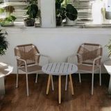  Ghế Ngoài Trời Đan Dây Nhựa VS24 