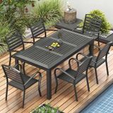  Bộ Bàn Chữ Nhật Ngoài Trời DPBV22 + HPG6 