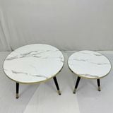  Bàn Trà Đôi Mặt Mica Vân Đá VSC5 