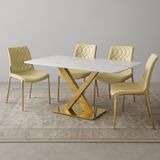  Ghế Ăn Mạ Vàng ADT159 