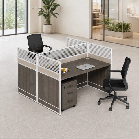 Cụm Bàn Văn Phòng TKCB02 dành cho 2 người