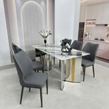  Ghế Ăn Bọc Da Nova HAG3 