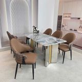  Ghế Ăn Bọc Da Gina HAG47 