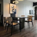  Ghế Ăn Gỗ Sồi Da Yên Ngựa Isadola DW16 