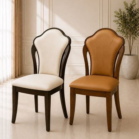  Ghế Ăn Bọc Da Chân Gỗ TNG04 