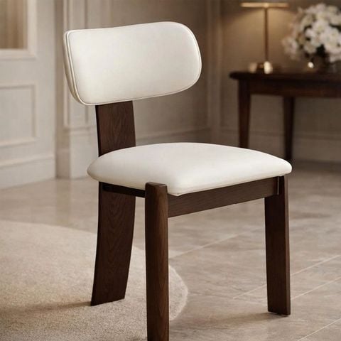  Ghế Ăn Bọc Da Chân Gỗ TVN09 