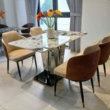  Ghế Ăn Bọc Vải Nhung LHT01 