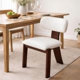  Ghế Ăn Bọc Da Chân Gỗ TVN09 