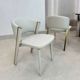  Bộ Bàn Ăn Tròn Mặt Đá HAK39 + Ghế Ariston HAG55 