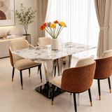  Ghế Ăn Bọc Vải Nhung LHT01 