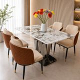  Ghế Ăn Bọc Vải Nhung LHT01 