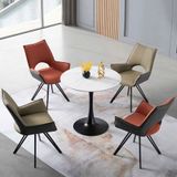  Ghế Ăn Xoay Bọc Da Simili Cao Cấp VS605 