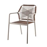  Ghế Ngoài Trời Đan Dây Nhựa VS24 