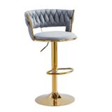  Ghế Bar Trụ Bọc Nhung Cao Cấp VS582C 