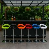  Ghế Quầy Bar Mặt Nhựa Chân Sắt Mạ Crom DPE25 