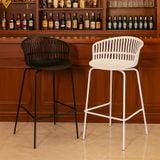  Ghế Bar NNhựa PP Chân Sắt Sơn Tĩnh Điện S3031A 