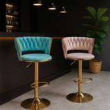  Ghế Bar Trụ Bọc Nhung Cao Cấp VS582C 