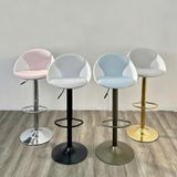  Ghế Bar Chân Trụ Nhựa PP Lót Nệm VS16C 