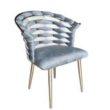  Ghế Ăn Bọc Nhung Phối Hai Màu VSW03 