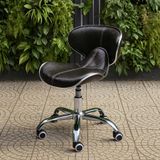  Ghế Cafe Mặt Nệm Da Chân Trụ Xoay DPAC1 