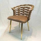  Ghế Ăn Bọc Nhung Phối Hai Màu VSW03 